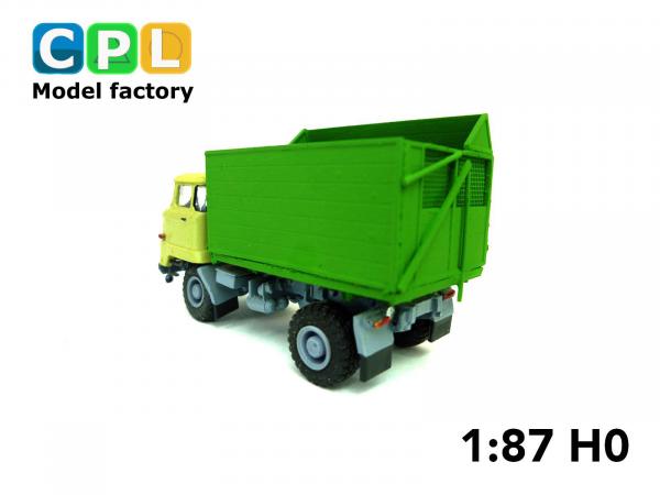 IFA L60 mit Schwerhäckselaufbau SHA16 EAS Variante ll beige gruen